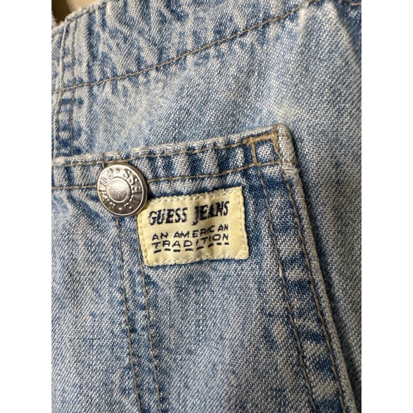 Vintage 90s Guess Denim Overalls Size XL - Picture 5 of 10